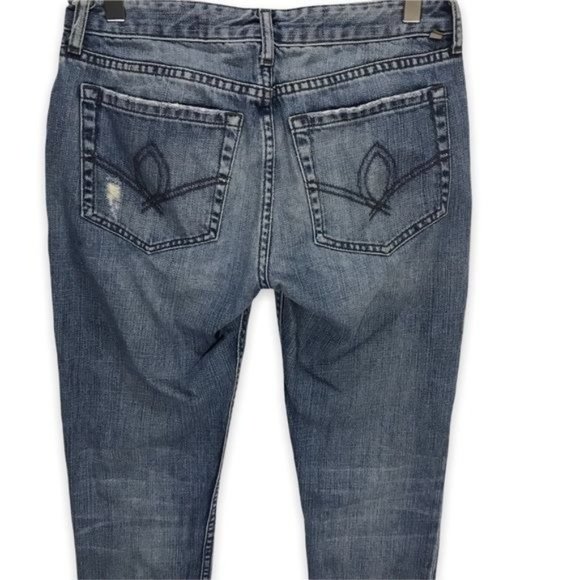 EVER 100% Cotton Denim Distressed Jeans Size 26 - Picture 6 of 8